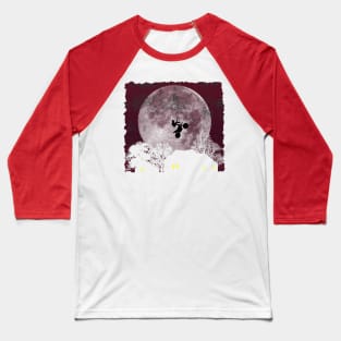 Motocross Freestyle - Blood Moon Baseball T-Shirt